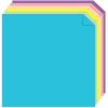 imageAstrodesigns Crafting Cardstock 12quot x 12quot 65 lb176 gsm 6Color Blooms ampamp Blossoms Assortment 84 Sheets 91813