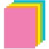 imageAstrodesigns Sticker Paper 85quot x 11quot Fully Adhesive Back White 30 Sheets 91702Brights