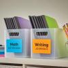 imageAstrodesigns Sticker Paper 85quot x 11quot Fully Adhesive Back White 30 Sheets 91702Brights