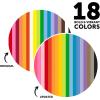 imageNeenah Astrodesigns Cardstock Pack 85quotX11quot 72Pkg  18 Bold ampamp Vivid Colors72 Pack of 2