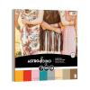 imageAstrodesigns Crafting Cardstock 12quot x 12quot 65 lb176 gsm Bold BOHO 8Color Assortment 80 Sheets 91037
