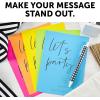 imageAstrobrights Mega Collection Colored CardstockquotFrostyquot 5Color Assortment 320 Sheets 65 lb176 gsm 85quot x 11quot 91689Cardstock