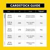 imageWausau Exact Vellum Bristol Cardstock 250 Sheets White 94 Brightness 67 lb 85 x 14 Inches85 x 14 Inches Pack of 6