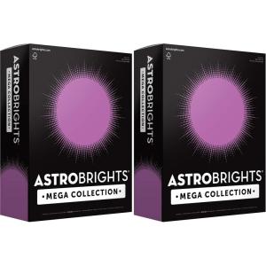imageAstrobrights Mega Collection Colored Cardstock Bright Purple 320 Sheets 65 lb176 gsm 85quot x 11quot  MORE SHEETS 91697320 Count Pack of 2