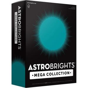 imageAstrobrights Mega Collection Colored Paper Bright Teal 625 Sheets 24 lb89 gsm 85quot x 11quot  MORE SHEETS 91693625 Count Pack of 1