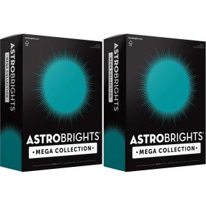 imageAstrobrights Mega Collection Colored Paper Bright Teal 625 Sheets 24 lb89 gsm 85quot x 11quot  MORE SHEETS 91693625 Count Pack of 2