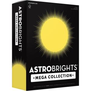 imageAstrobrights Mega Collection Colored Paper Punchy Pastel Lemon Twirl 625 Sheets 24 lb89 gsm 85quot x 11quot  MORE SHEETS 91731625 Count Pack of 1
