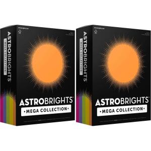 imageAstrobrights Mega Collection Colored Paper quotJoyfulquot 5Color Assortment 625 Sheets 24 lb89 gsm 85quot x 11quot  MORE SHEETS 91624625 Count Pack of 2