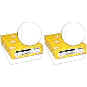 imageNeenah Exact Vellum Bristol 85quot x 11quot 67 lb147 gsm White 94 Brightness 250 Sheets 80211250 Count Pack of 2