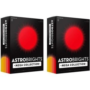 imageAstrobrights Mega Collection Colored Paper quotSunnyquot 5Color Assortment 625 Sheets 24 lb89 gsm 85quot x 11quot  MORE SHEETS 917011 Ream Pack of 2