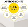 imagePremium Astrobrights White Cardstock 85quot x 11quot 110 lb Index 94 Brightness 200 Sheets  Heavyweight Astro White Card Stock for Invitations Business Cards Crafts and Printing